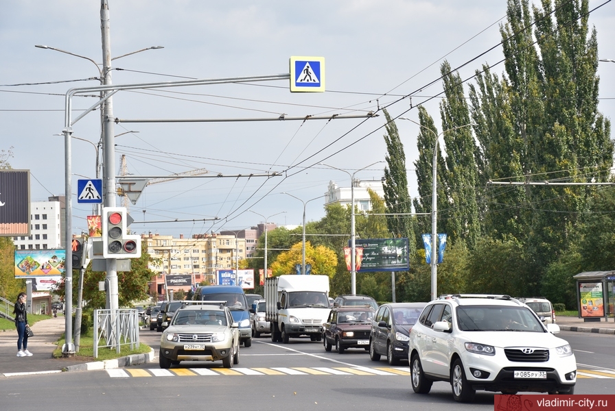 Во Владимире продолжаются работы по повышению безопасности на дорогах